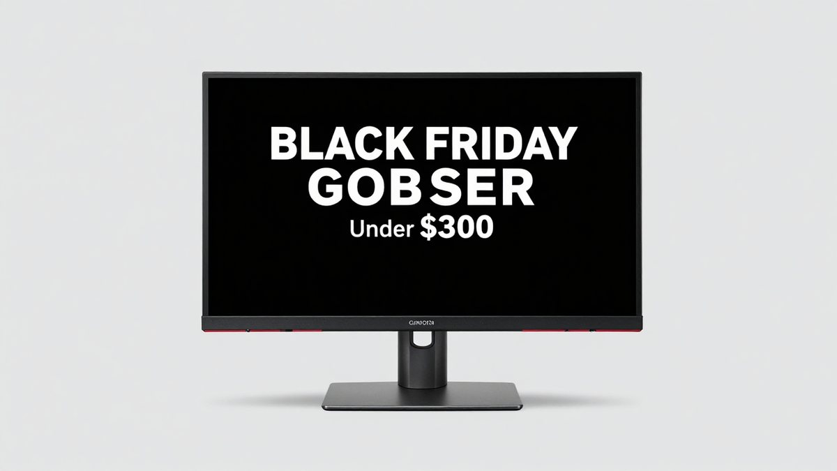 Best Black Friday Gaming Monitor Deals Under $300