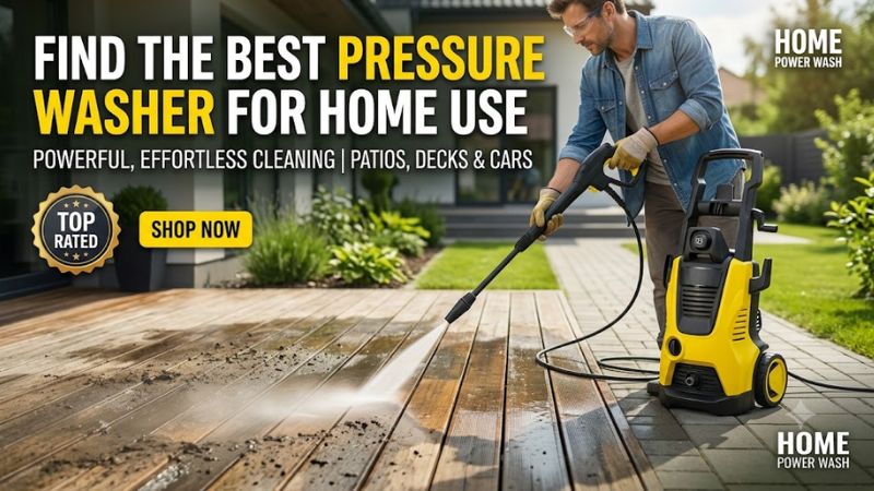 Best Pressure Washer for Home Use: 6 Top Picks for Homeowners