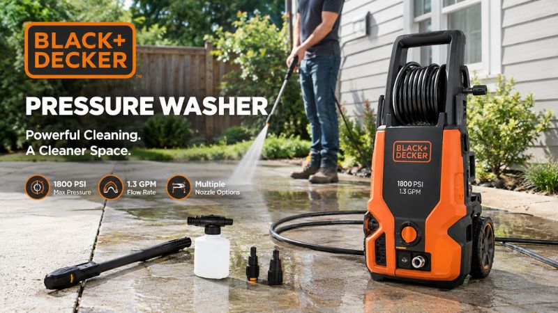 BLACK+DECKER Pressure Washer: How to Choose, Use, and Troubleshoot One
