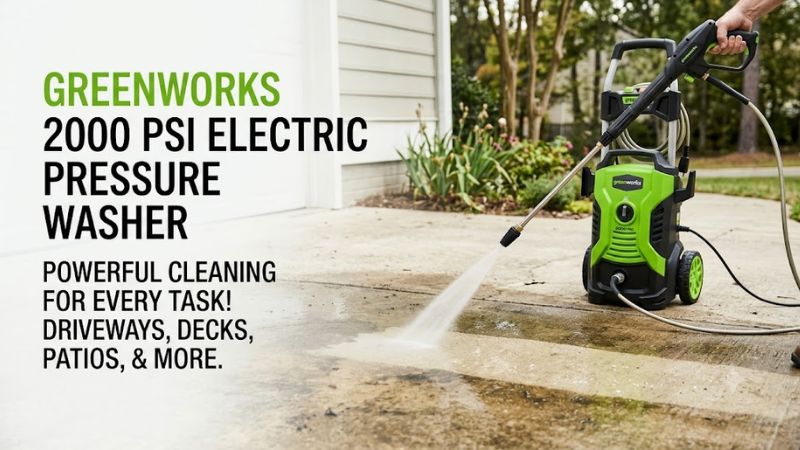 Greenworks 2000 PSI Electric Pressure Washer Review: Is It Worth Buying?