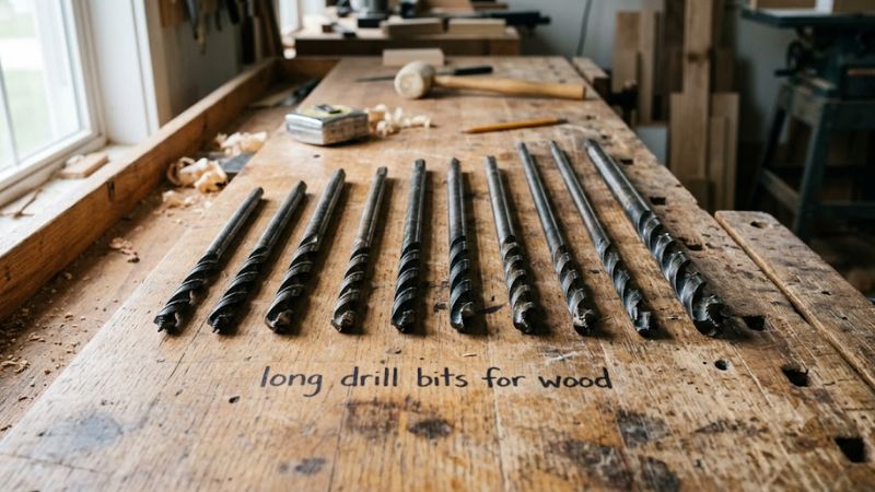 Long Drill Bits for Wood: How to Choose and Use the Right Bit
