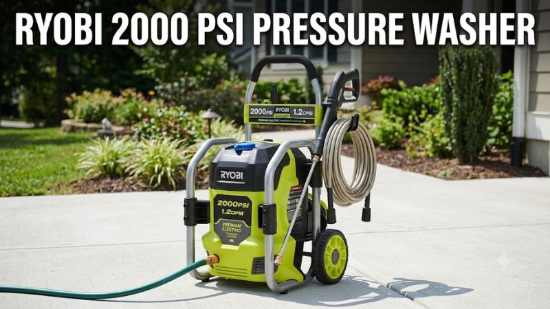Ryobi 2000 PSI Pressure Washer Review: Price, Specs, and Is It Worth Buying?