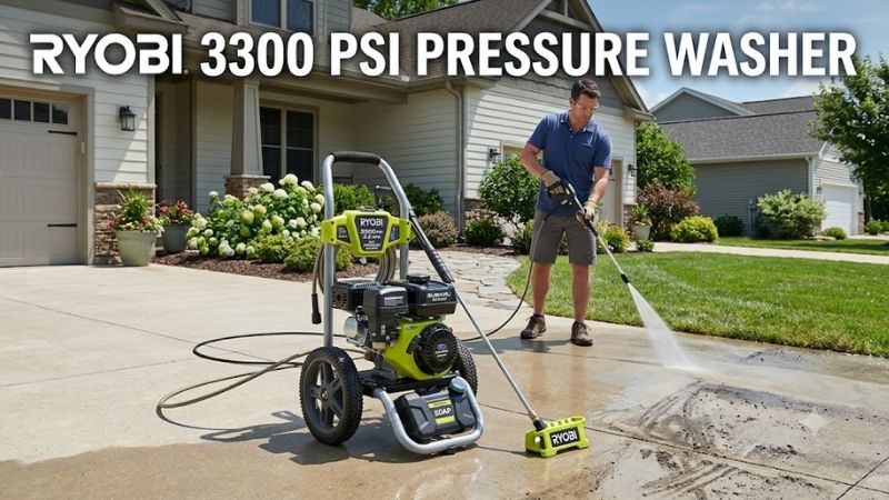 Ryobi 3300 PSI Pressure Washer Review: Price, Specs, and Is It Worth Buying?